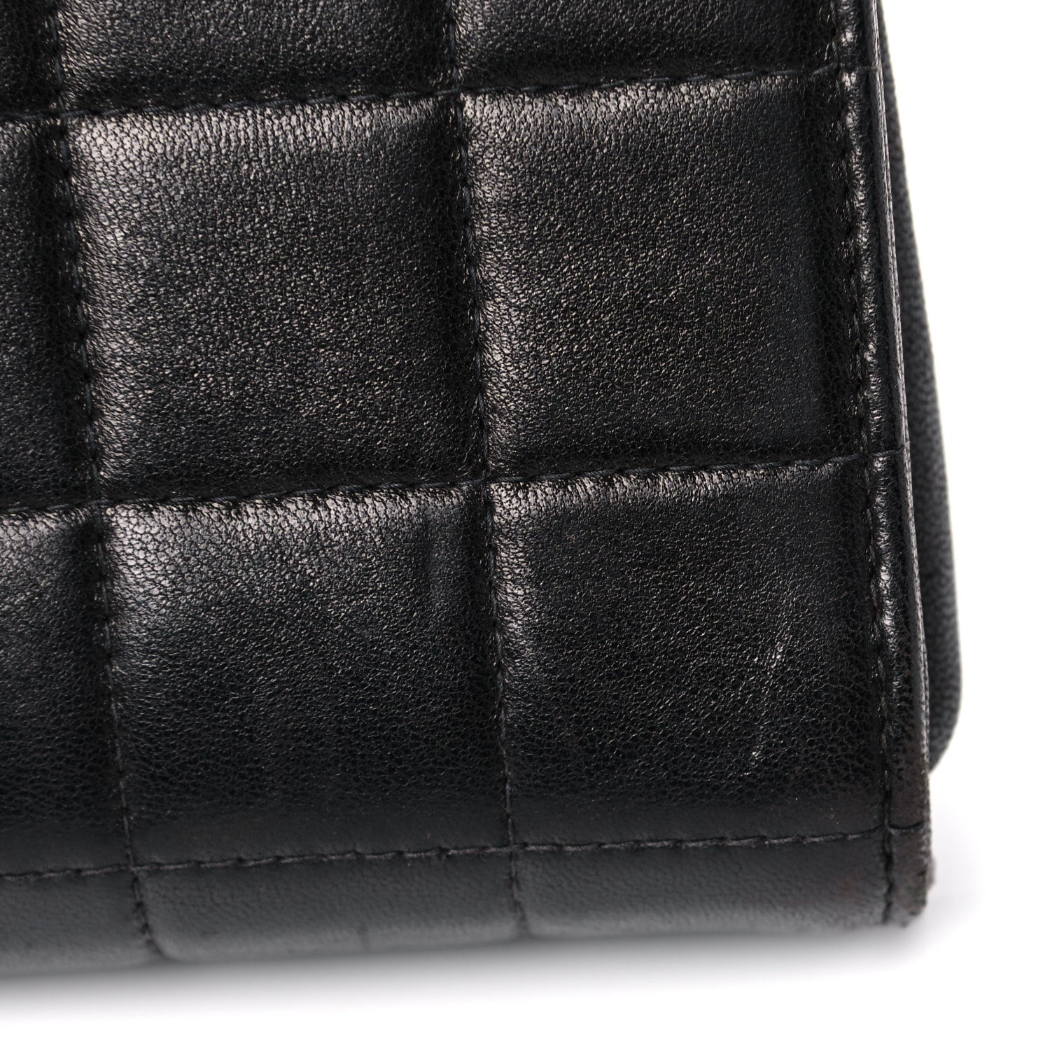 Chanel Lambskin Chocolate Bar Flap Black 15 of 25