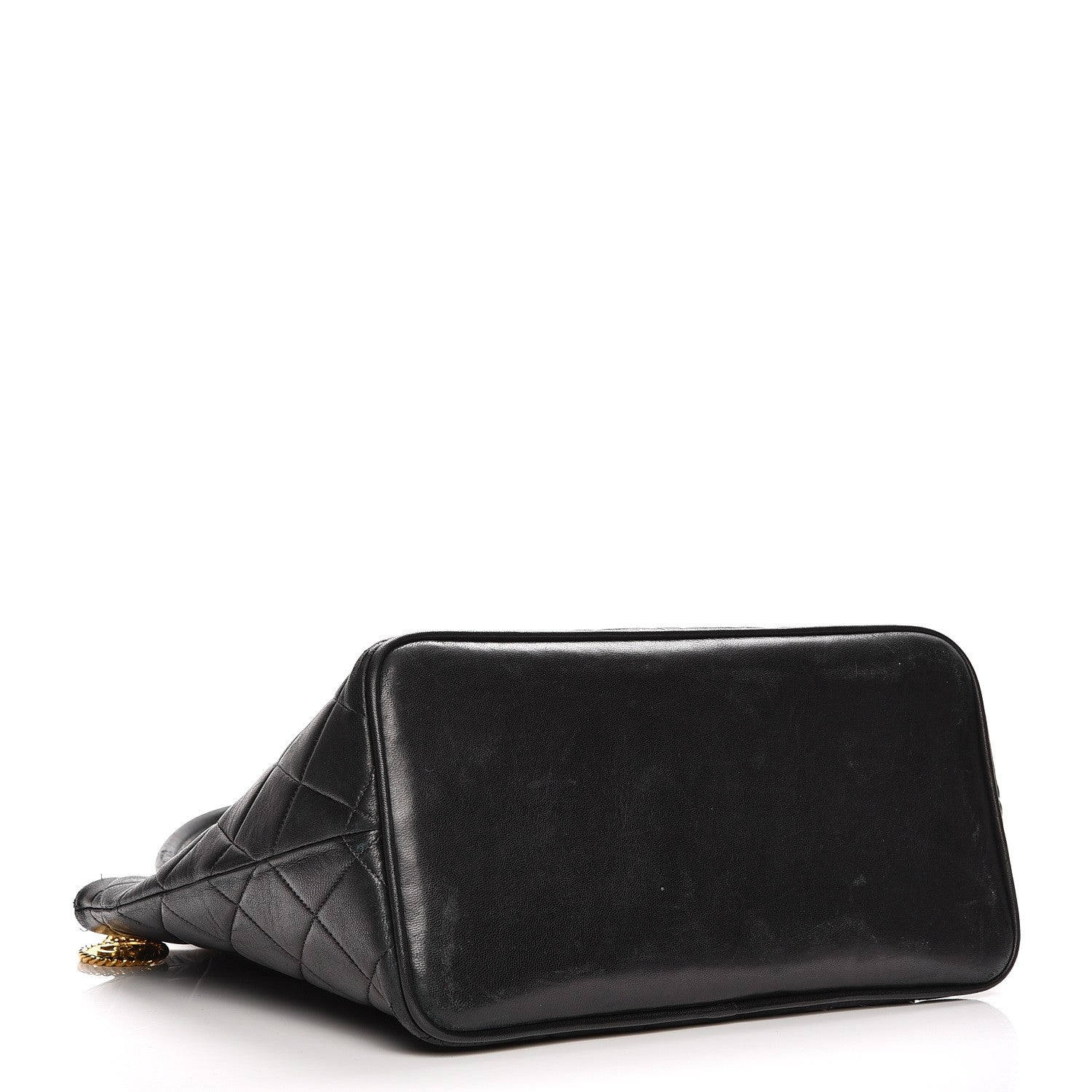 Chanel Lambskin Quilted Medallion Tote Black 4 of 15