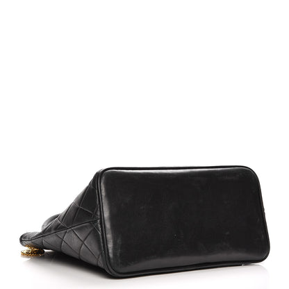 Chanel Lambskin Quilted Medallion Tote Black 4 of 15