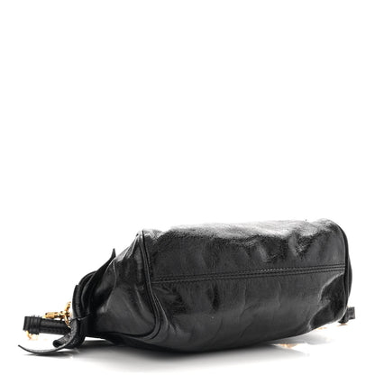 Miu Miu Vitello Lux Bow Bag Black 4 of 10