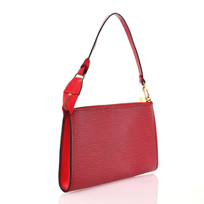 Louis Vuitton Epi Pochette Accessories 24 Castillan Red 3 of 13