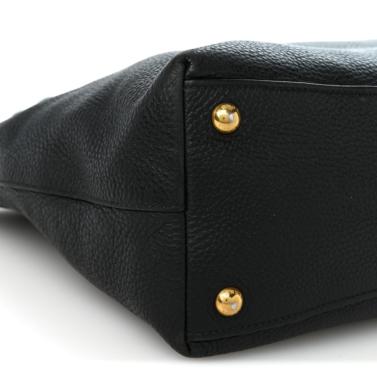 Prada Vitello Daino Tote Black 8 of 11