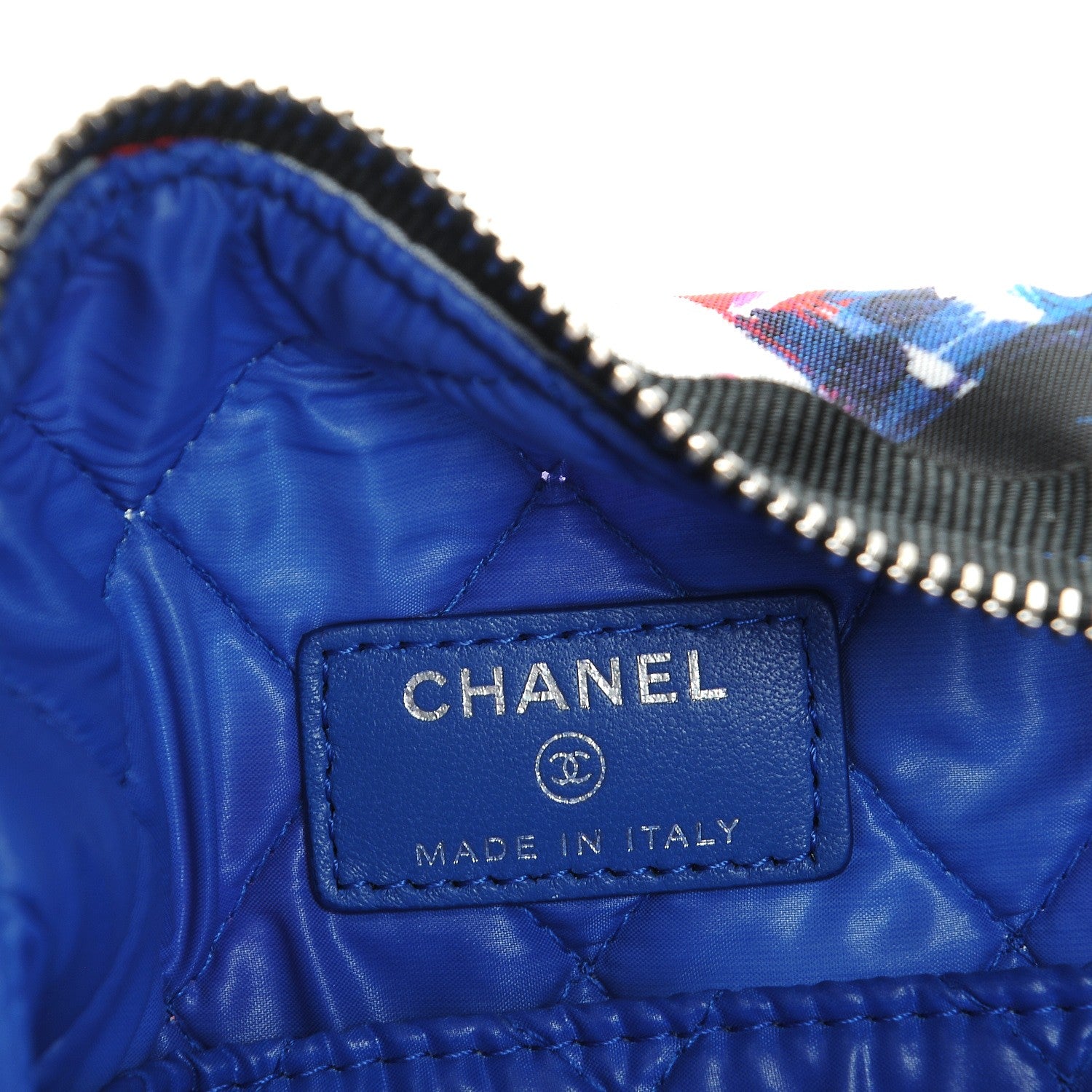 Chanel Canvas Airline Cosmetic Pouch Multicolor 6 of 7