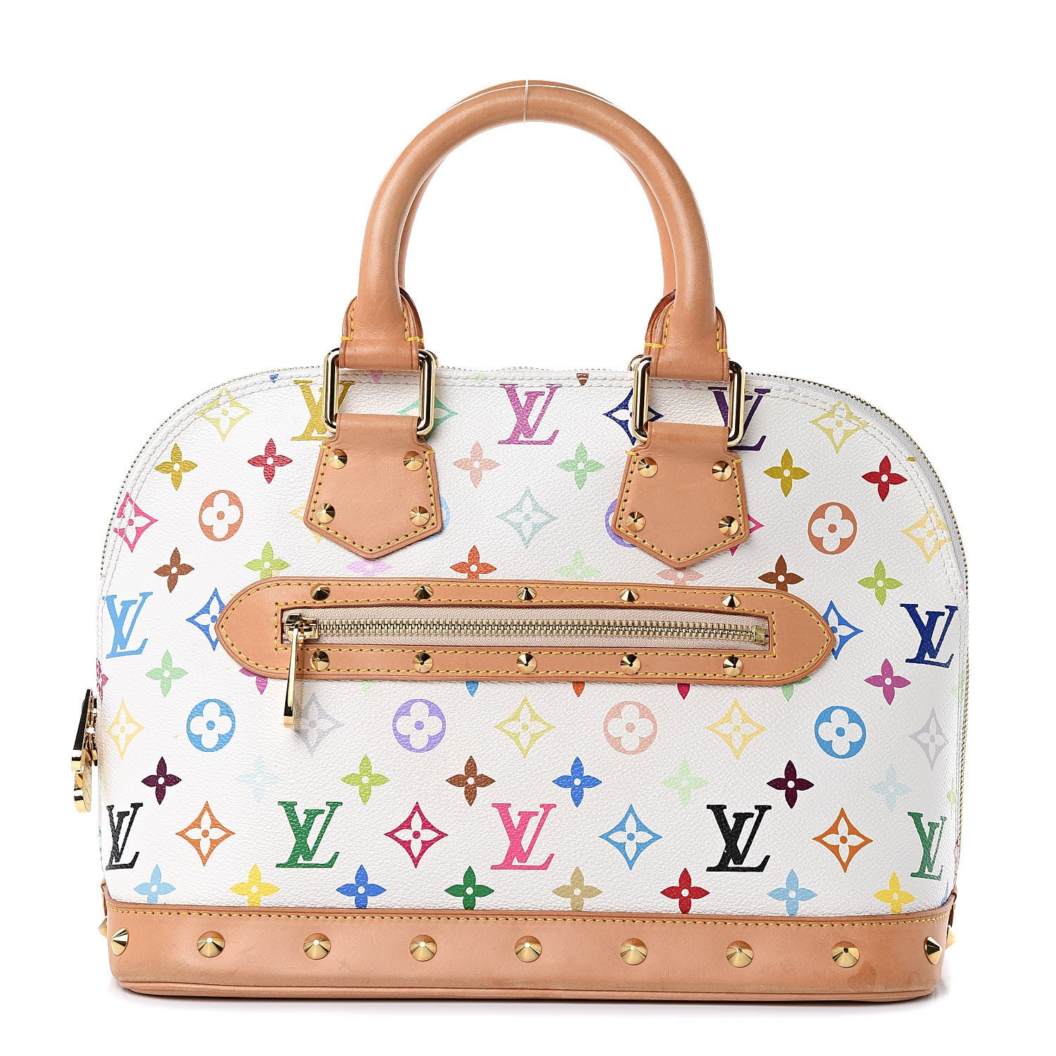 Louis Vuitton Monogram Multicolor Alma White 1 of 15