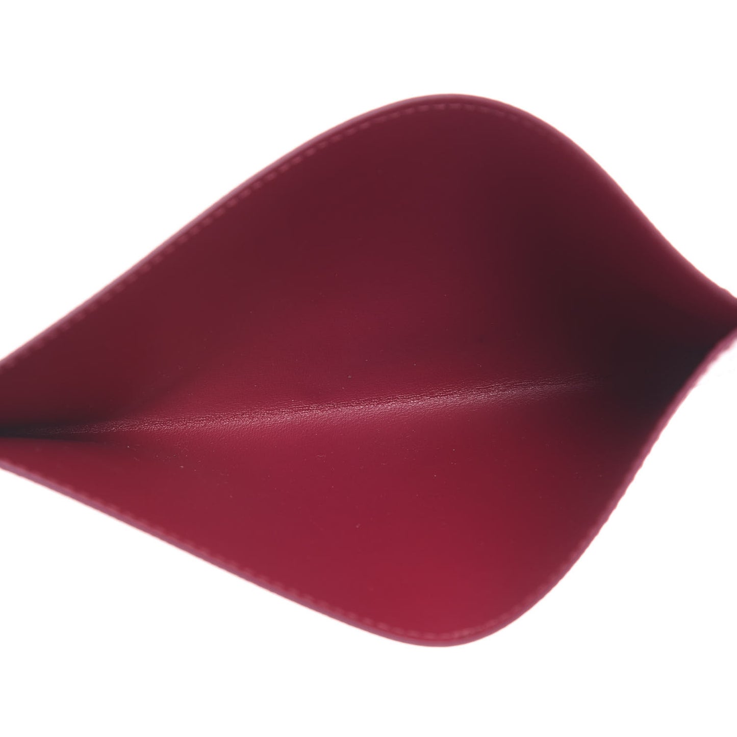 Calfskin Felicie Card Holder Insert Fuchsia