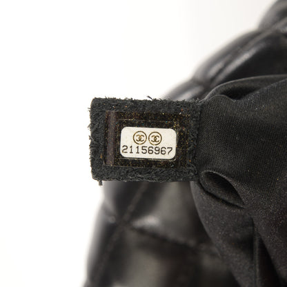 Chanel Lambskin Quilted Banane Waist Bag Fanny Pack Black 7 of 8