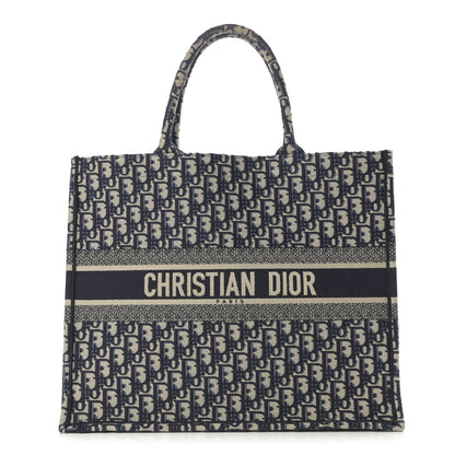Christian Dior Oblique Large Book Tote Blue Multicolor 1 of 13