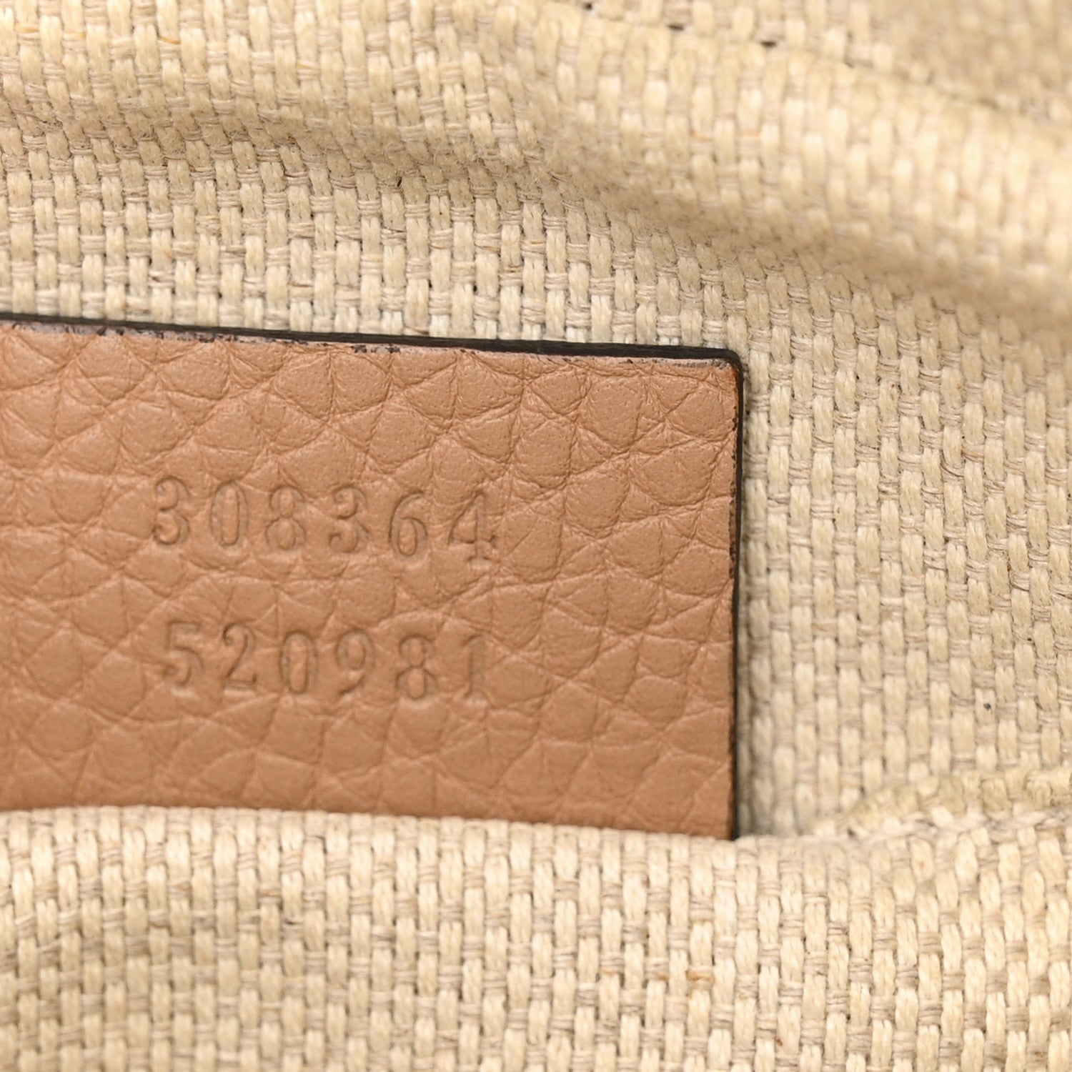 Gucci Pebbled Calfskin Small Soho Disco Bag Camelia 8 of 15