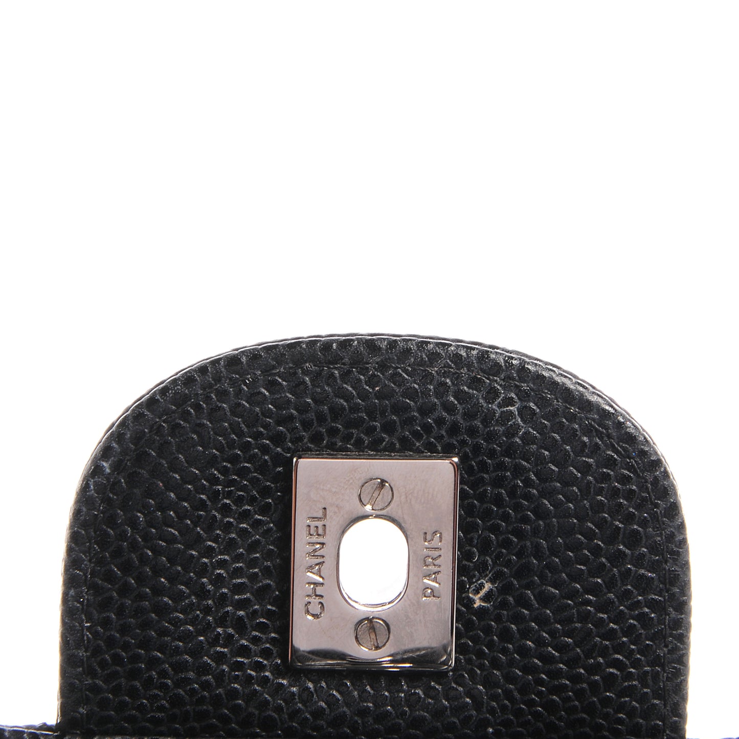 Caviar Quilted Maxi Double Flap Black