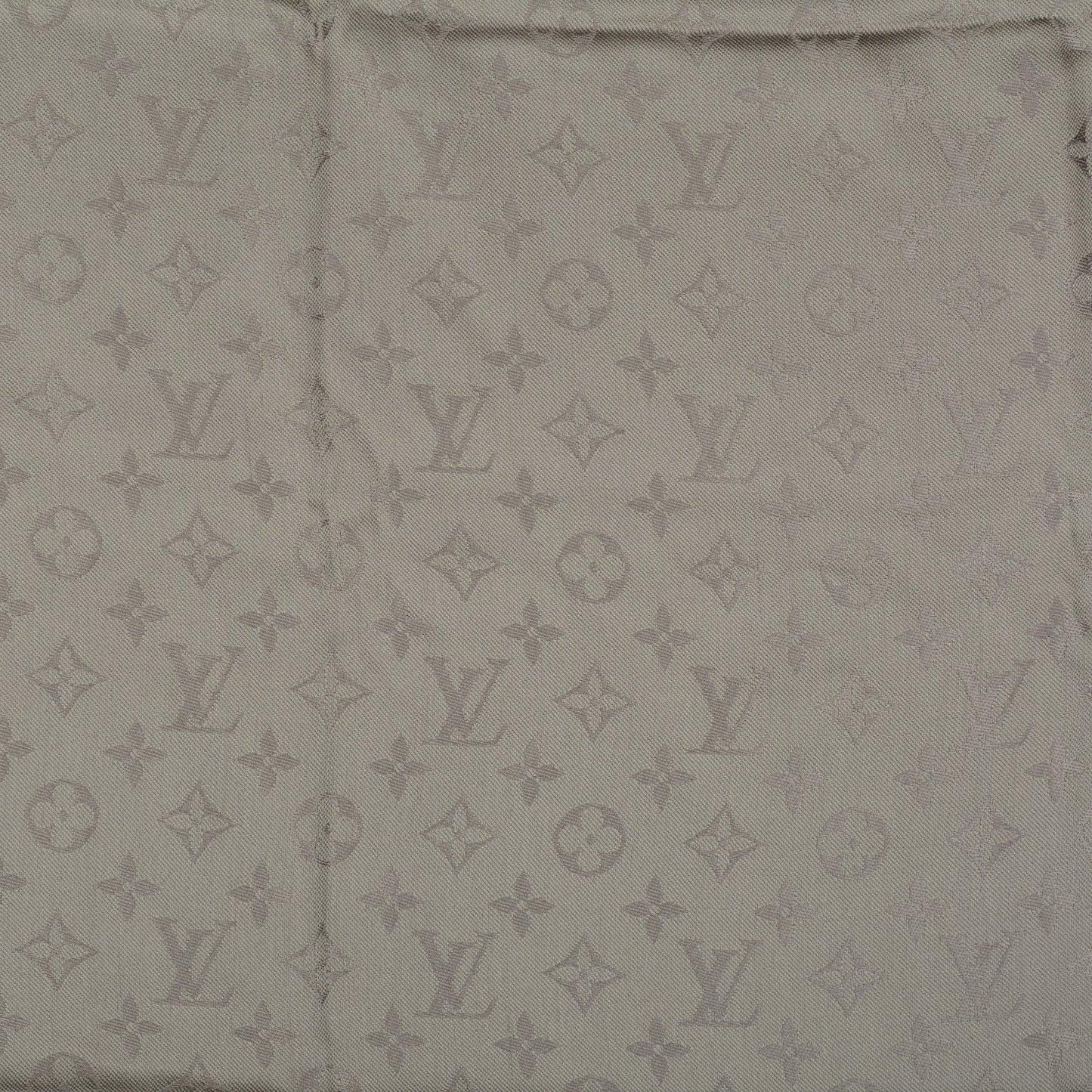 Silk Wool Monogram Shawl Verone