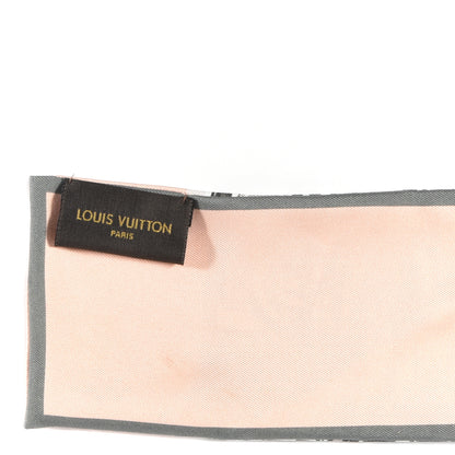 Louis Vuitton Silk Monogram Trunks Bandeau Rose Poudre 3 of 3