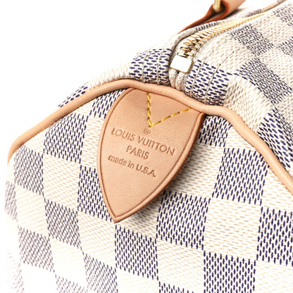 Louis Vuitton Damier Azur Speedy 30 8 of 15
