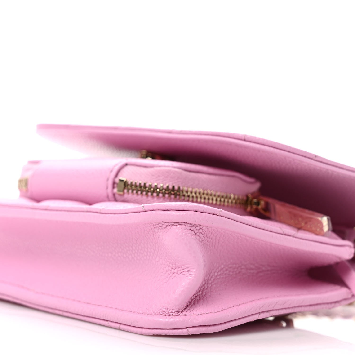 Chanel Caviar Quilted Business Affinity Clutch With Chain Flap Lilac 9 of 10