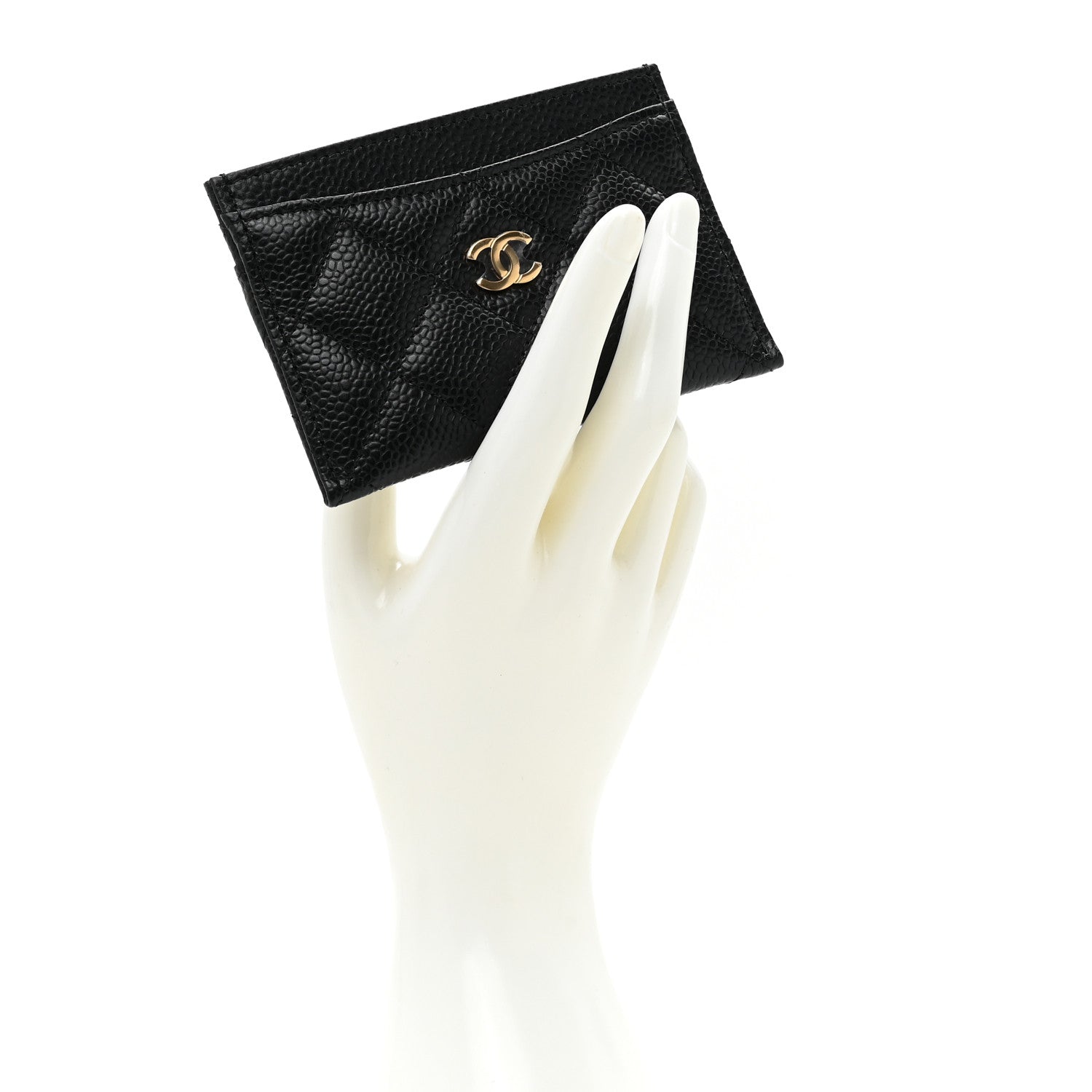 Chanel Caviar Quilted Card Holder Black 2 of 11