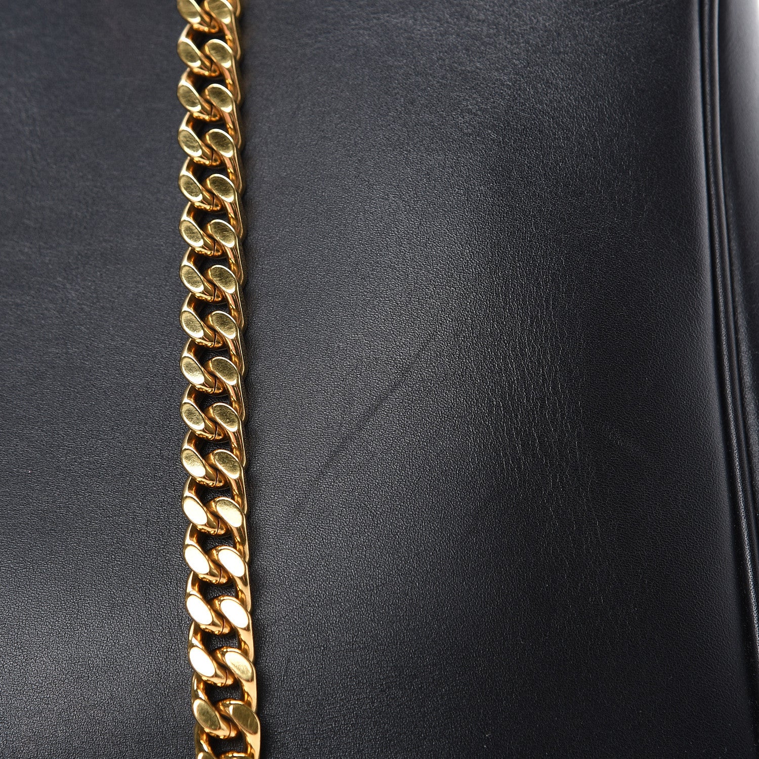 Saint Laurent Soft Calfskin Monogram Cassandre Shopper Black 10 of 19