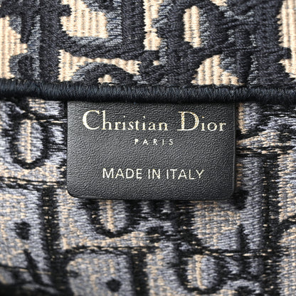 Christian Dior Oblique Medium Book Tote Blue Multicolor 6 of 10