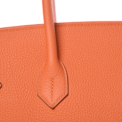 Hermes Togo Birkin 35 Orange 29 of 37