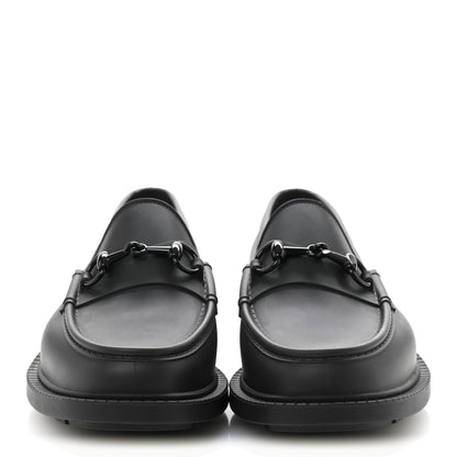 Gucci Rubber Enamel Horsebit Mens Loafers 9 Black 3 of 11