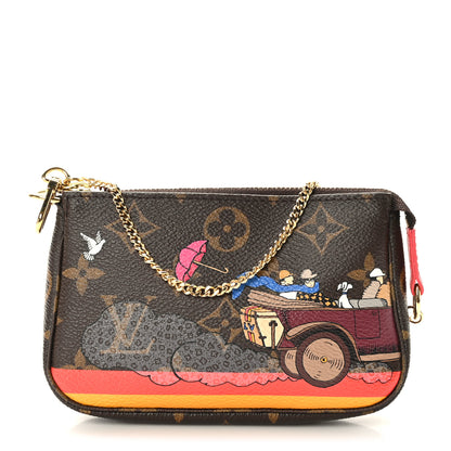 Louis Vuitton Monogram 2015 Christmas Animation Mini Pochette Accessories 1 of 7