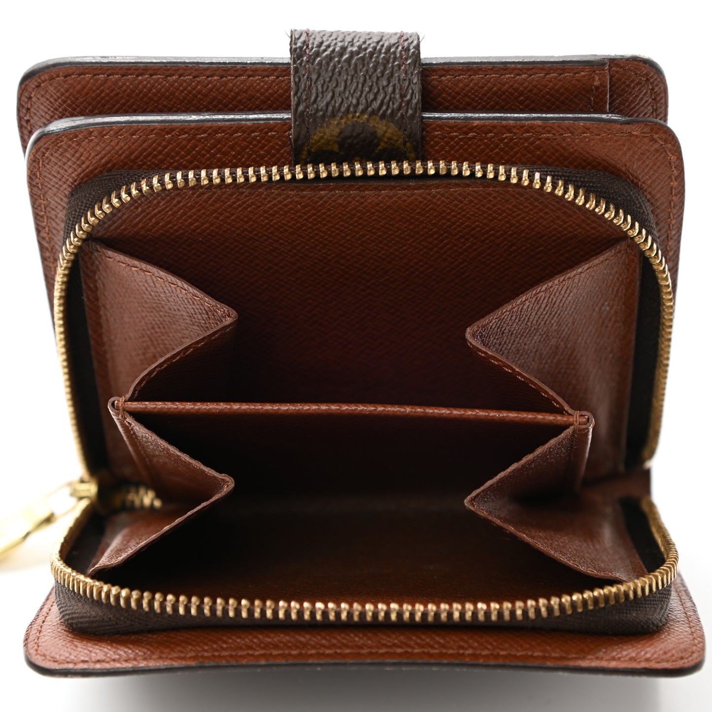 Monogram Compact Zippe Zipped Wallet