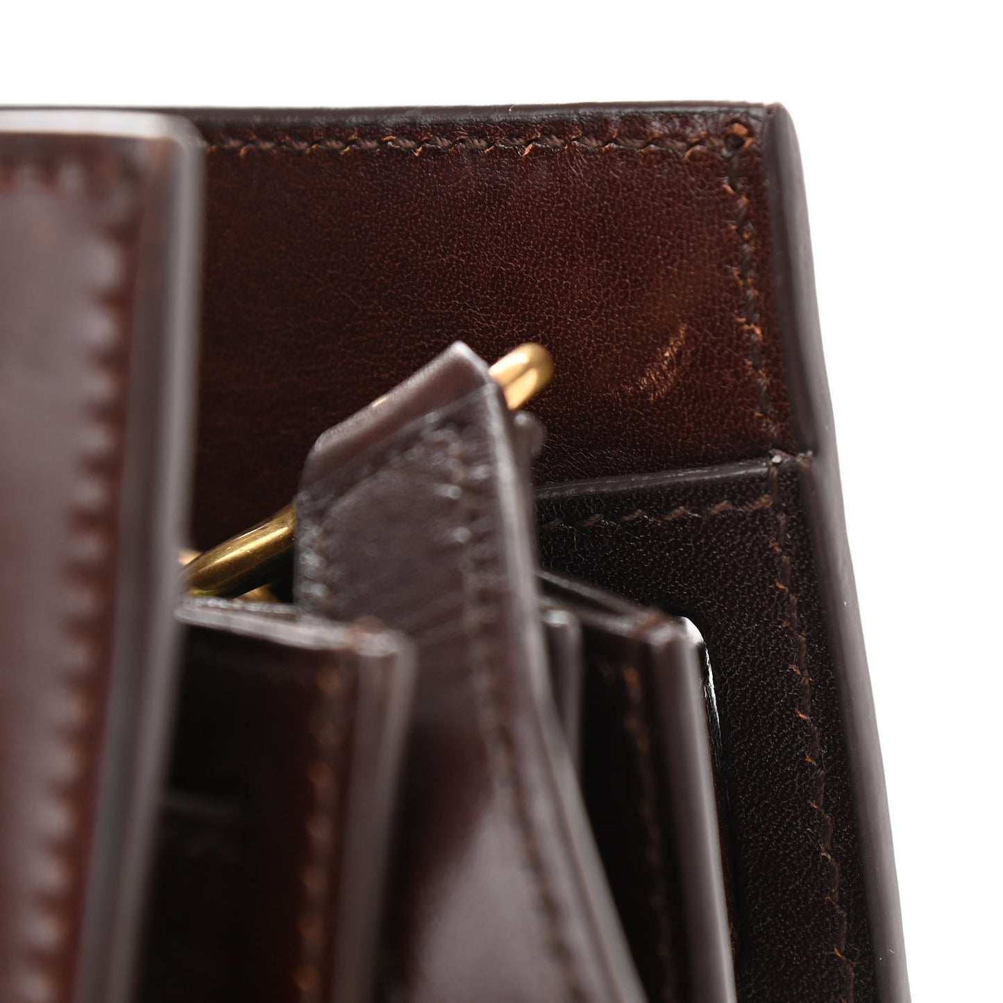 Calfskin Paglia Palm Sac De Jour Brown