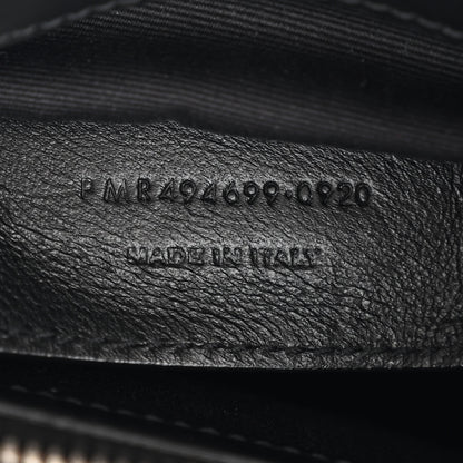 Saint Laurent Calfskin Y Quilted Monogram Small Loulou Chain Satchel Black 7 of 12