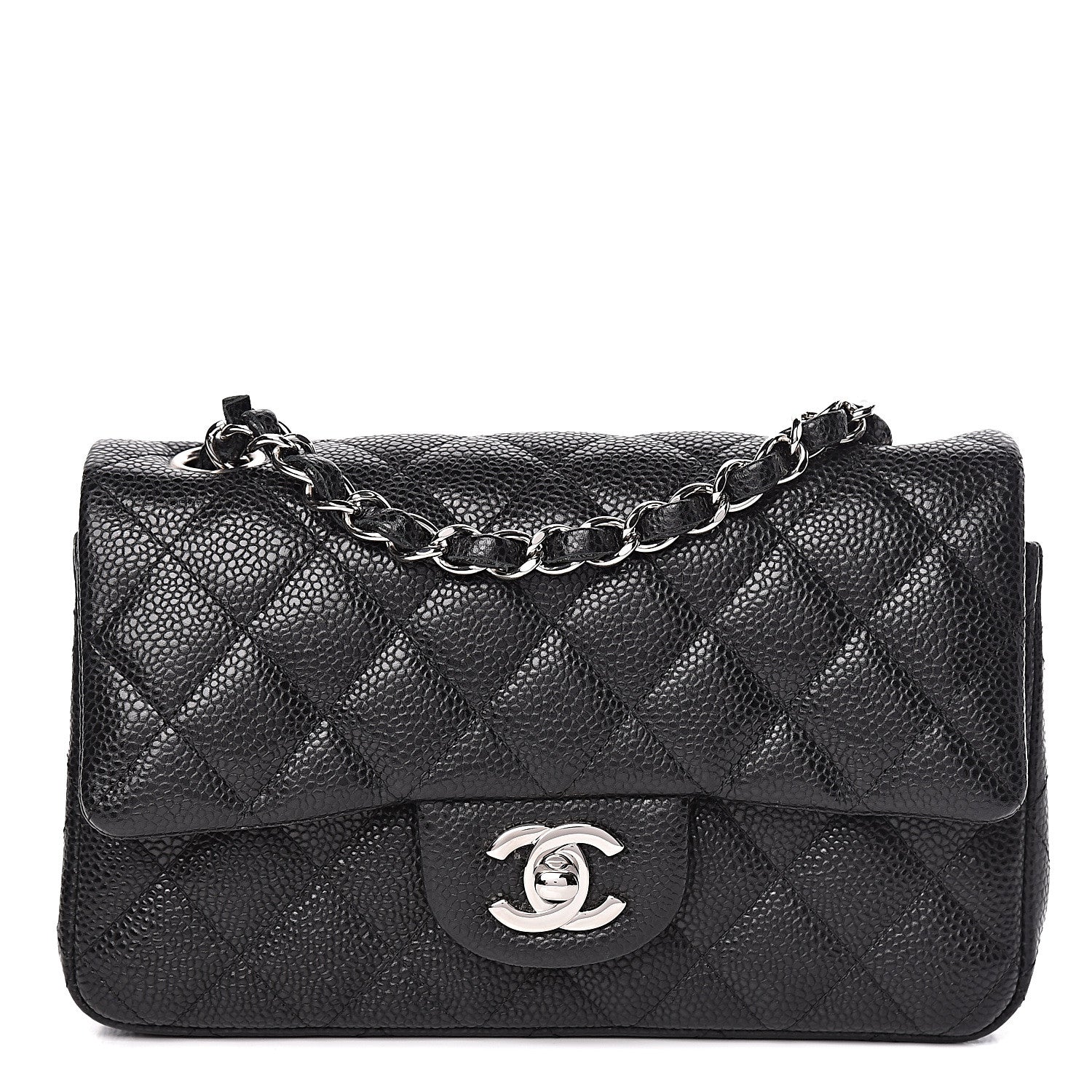 Chanel Caviar Quilted Mini Rectangular Flap Black 1 of 11