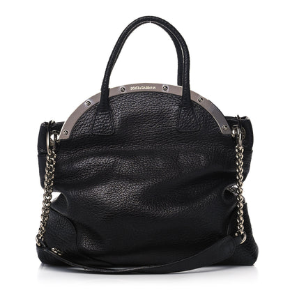Dolce & Gabbana Calfskin Miss Camp Shoulder Bag Black 4 of 11