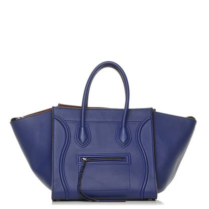 Celine Supple Calfskin Medium Phantom Luggage Indigo 1 of 8