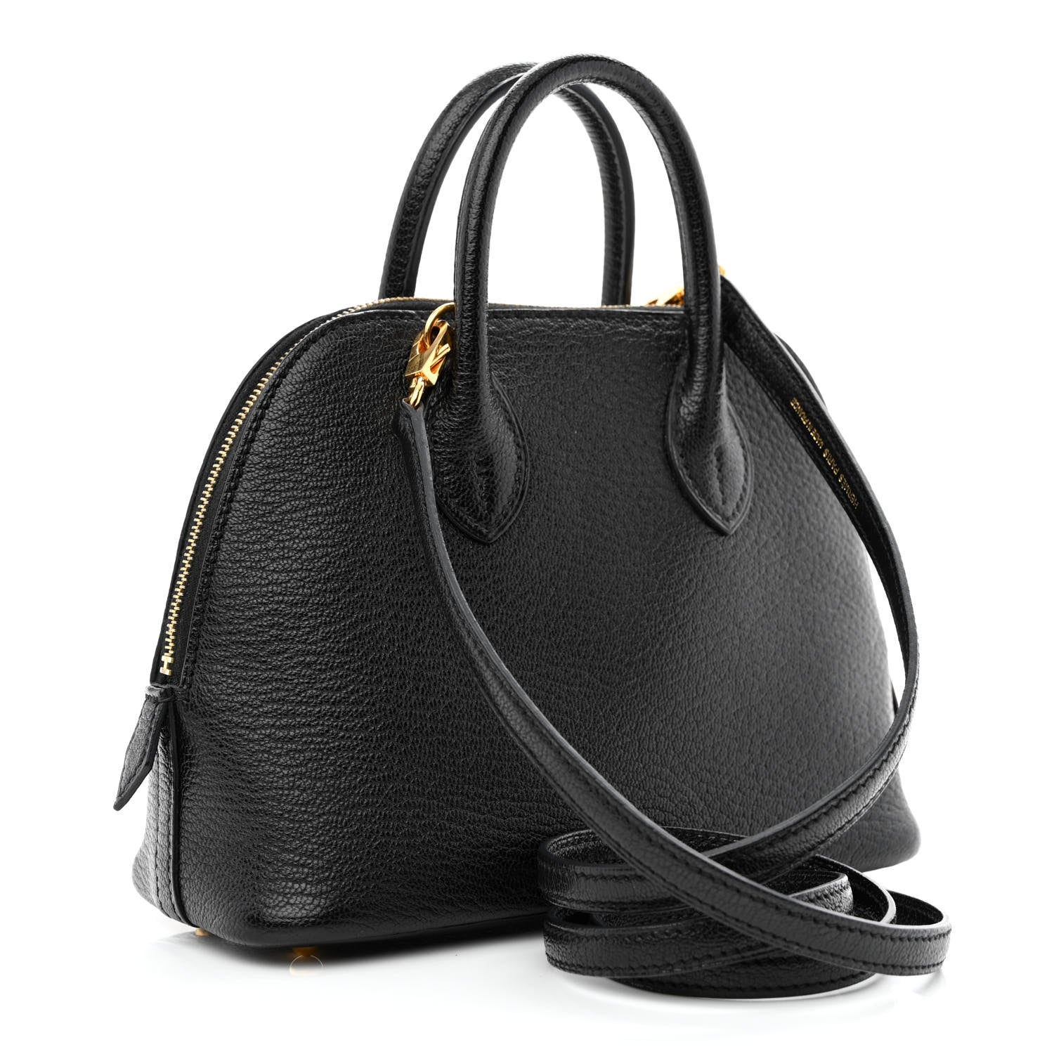 Hermes Chevre Mysore Mini 1923 Bolide Black 3 of 15