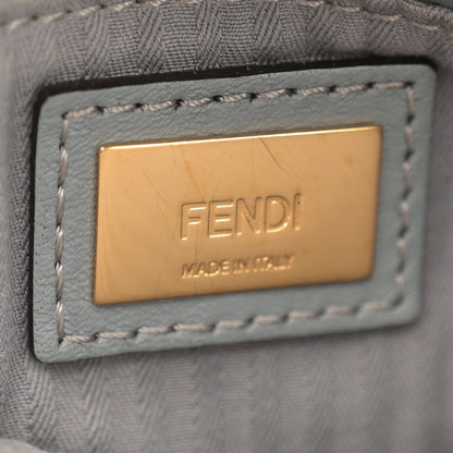 Fendi Vitello Elite Petite 2Jours Tote Grigio Grigio Chiaro 6 of 9