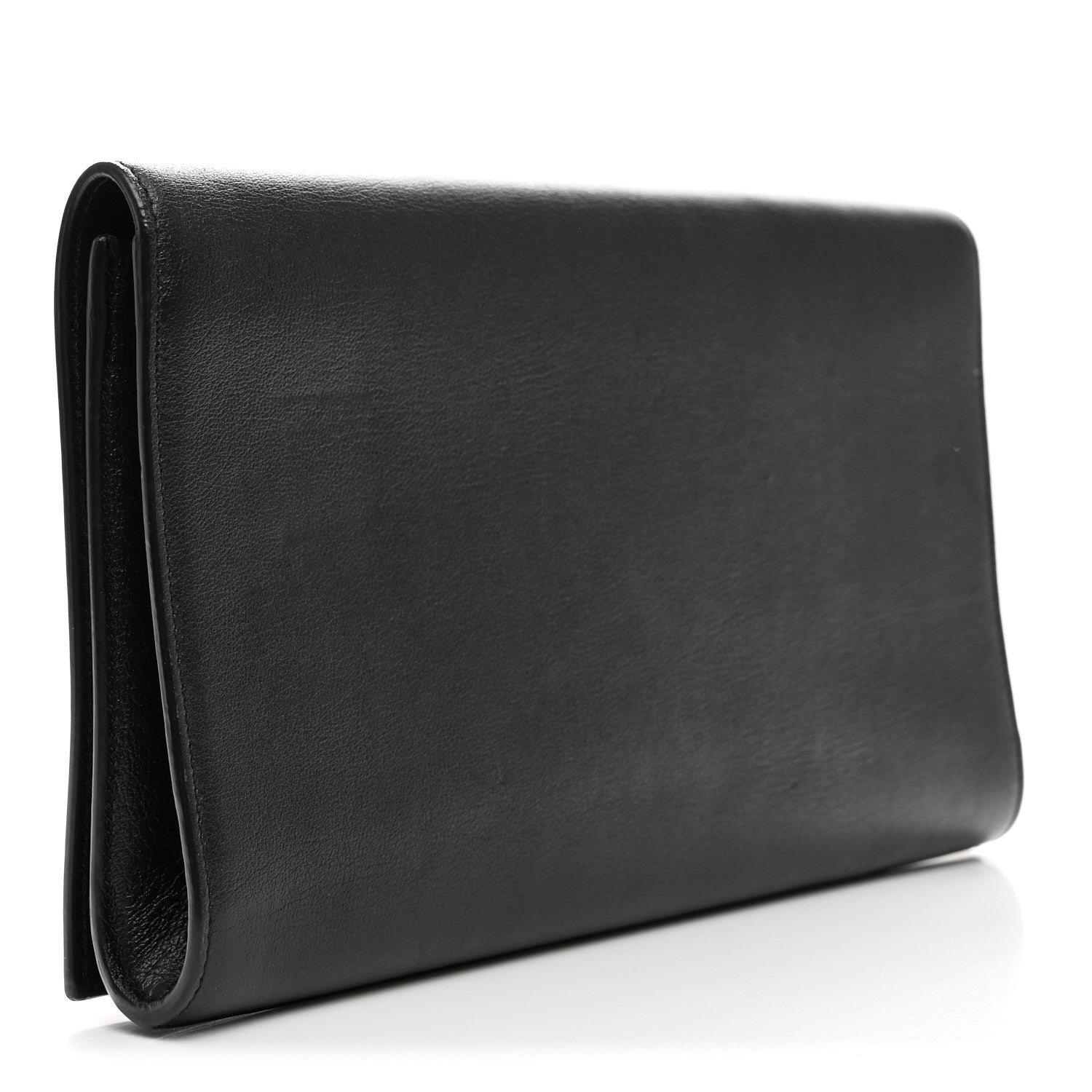 Saint Laurent Calfskin Monogram Large Belle De Jour Clutch Black 3 of 6