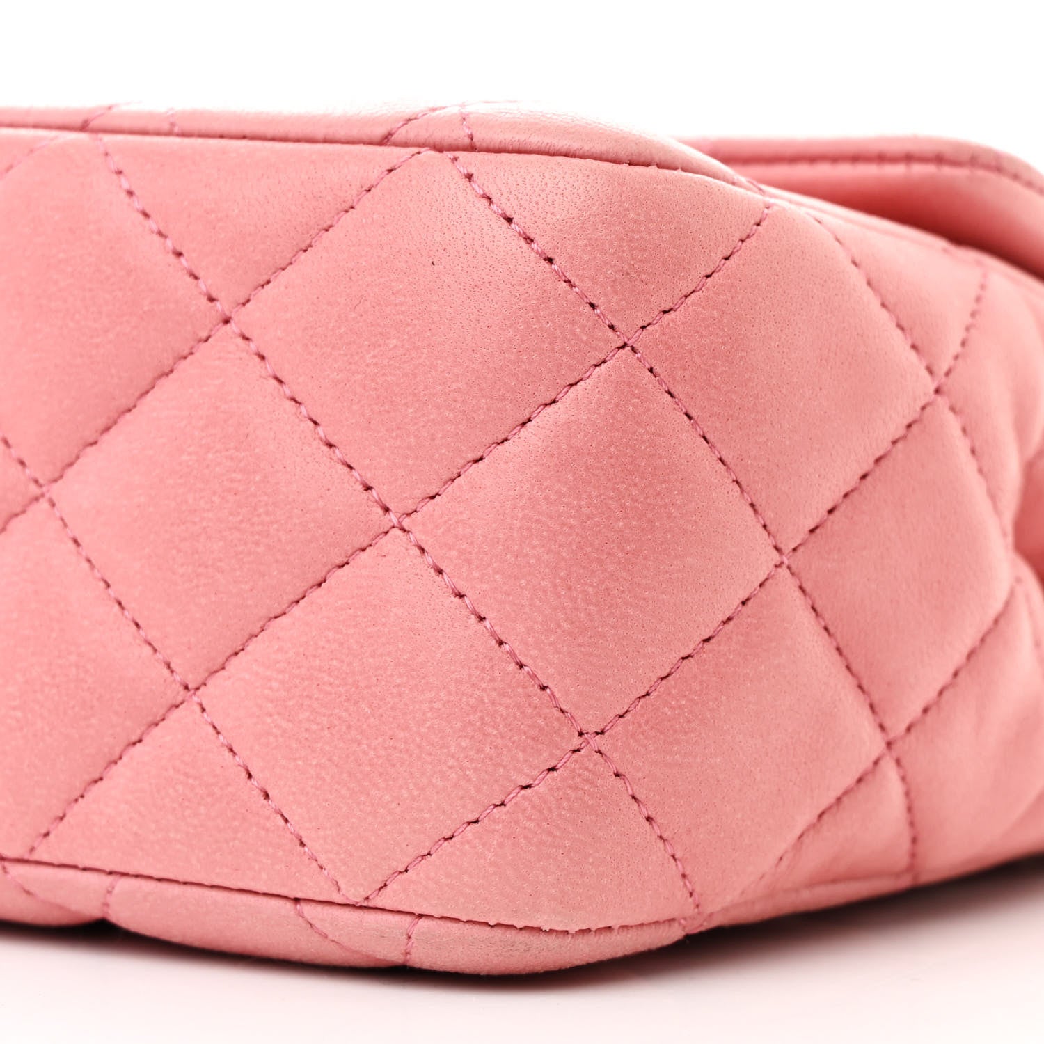 Chanel Lambskin Quilted Valentine Charms Medium Single Flap Pink 10 of 13