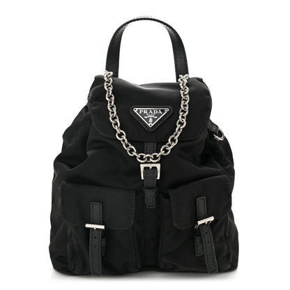 Prada Nylon Vela Mini Crossbody Backpack Black 1 of 11