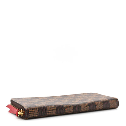 Louis Vuitton Damier Ebene Clemence Wallet Cherry 5 of 11