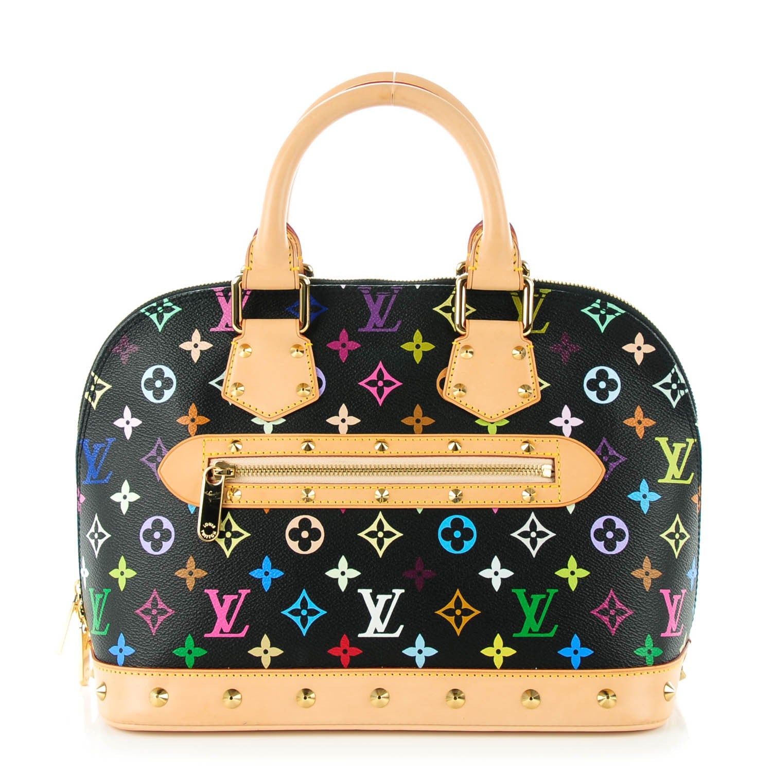 Louis Vuitton Monogram Multicolor Alma Black 1 of 7