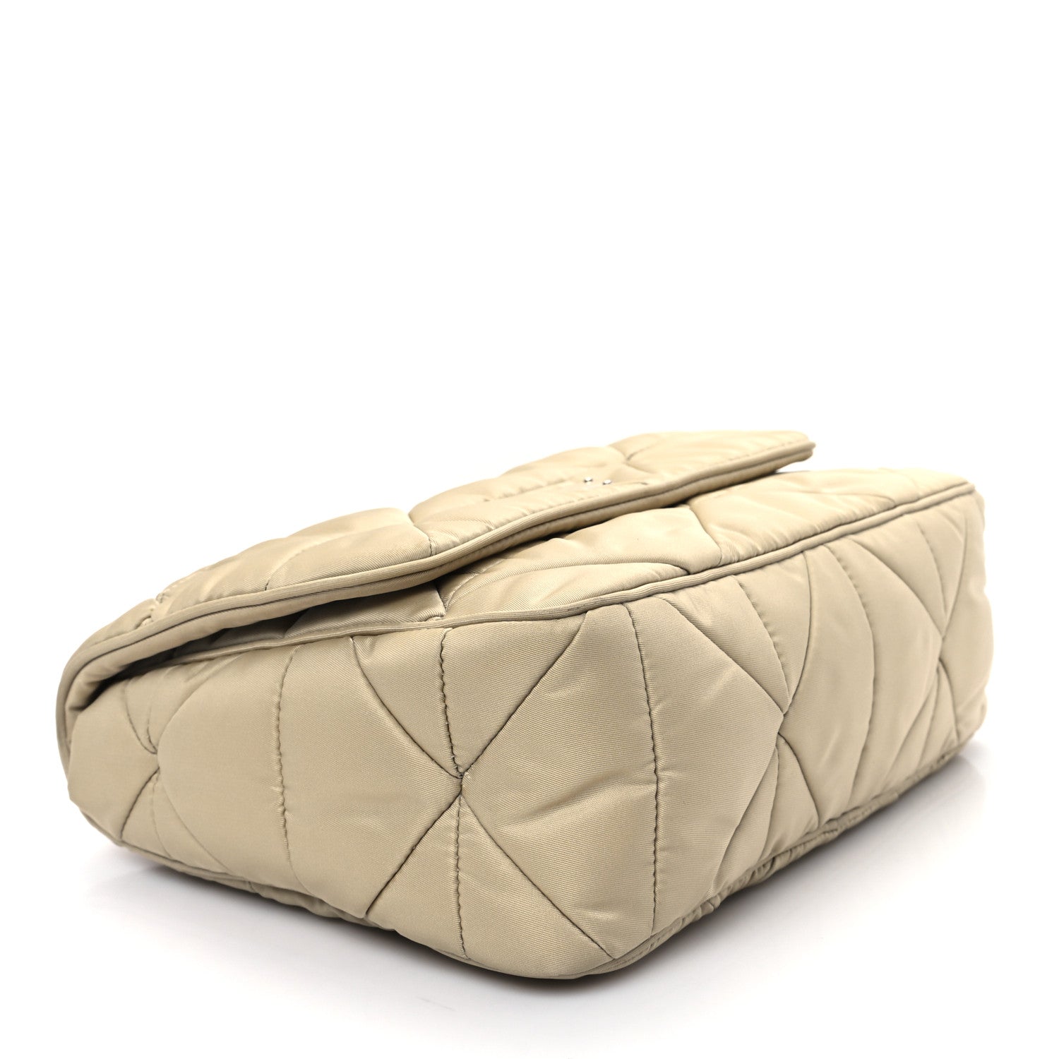 Prada Re-Nylon Quilted Padded Flap Shoulder Bag Deserto 4 of 12