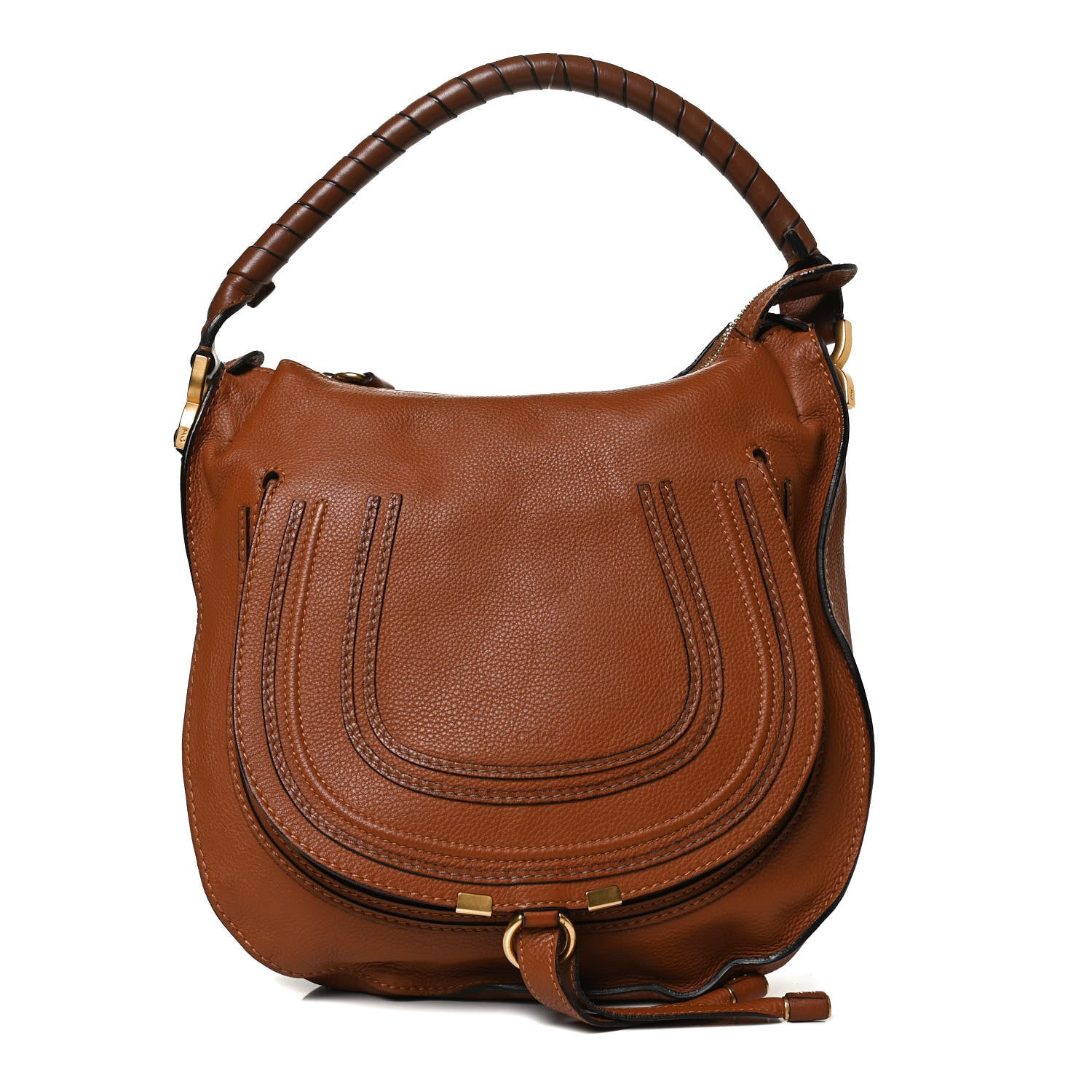 Chloe Calfskin Medium Marcie Hobo Tan 1 of 13