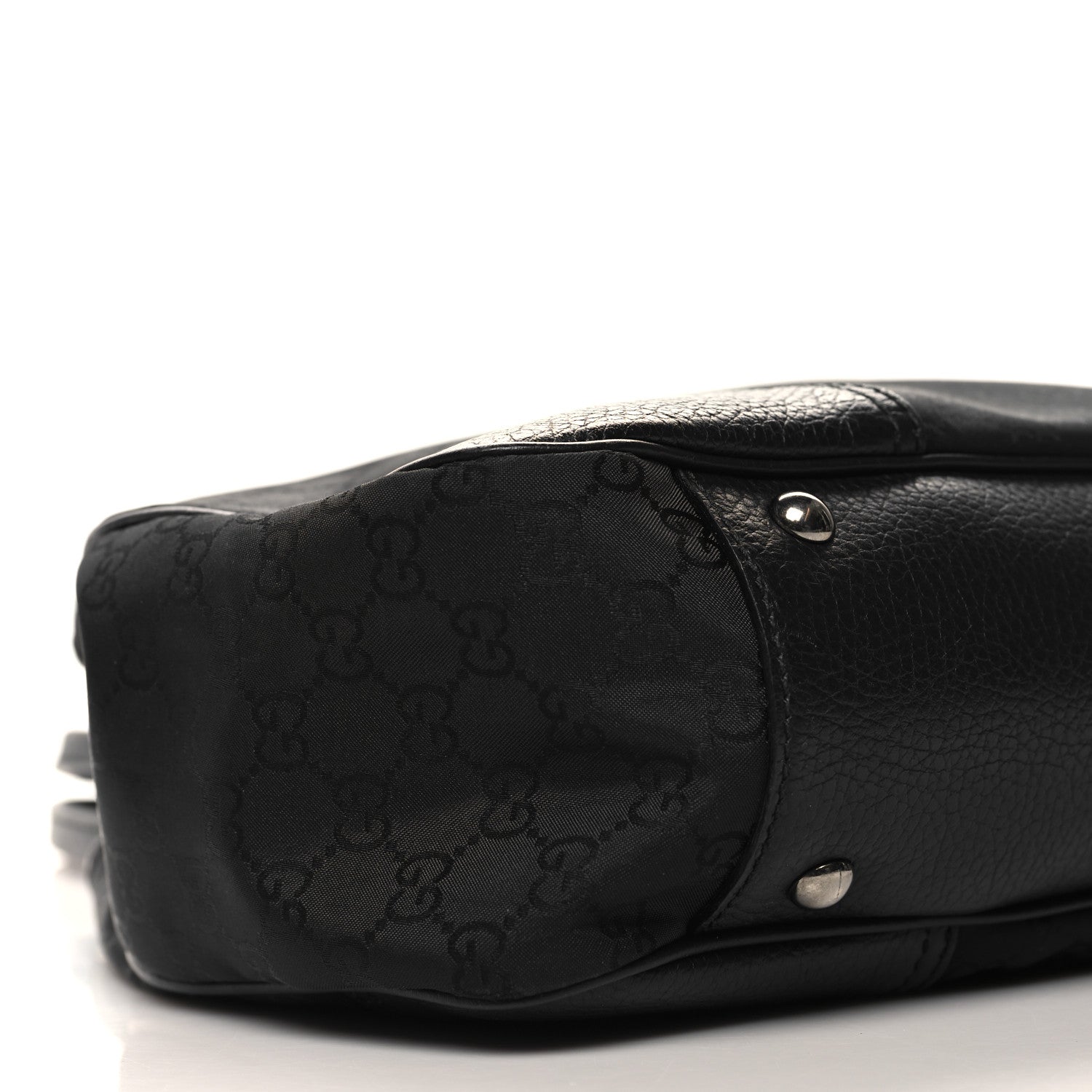 Gucci Monogram Medium Princy Tote Black 9 of 10
