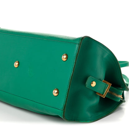Saint Laurent Calfskin Small Classic Y Cabas Green 10 of 14