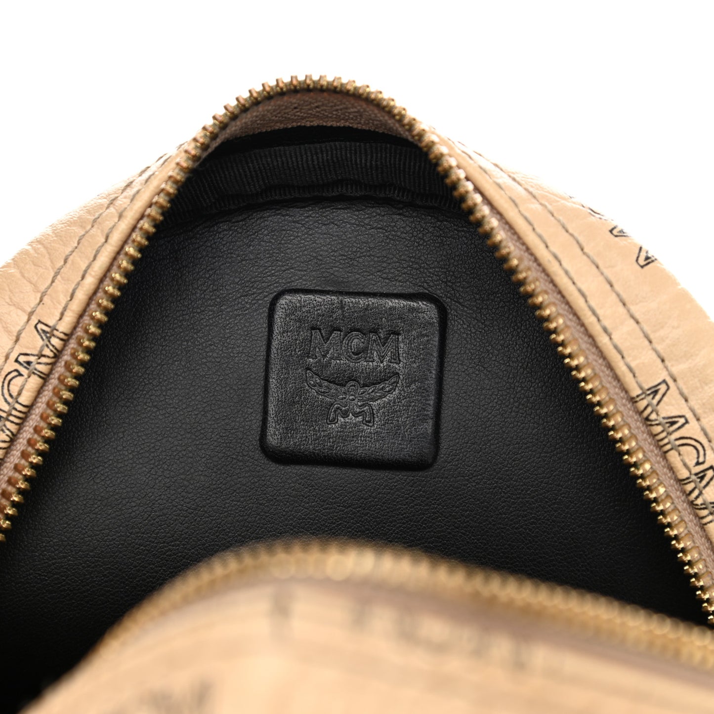 Visetos Side Stud Mini Stark Backpack Beige