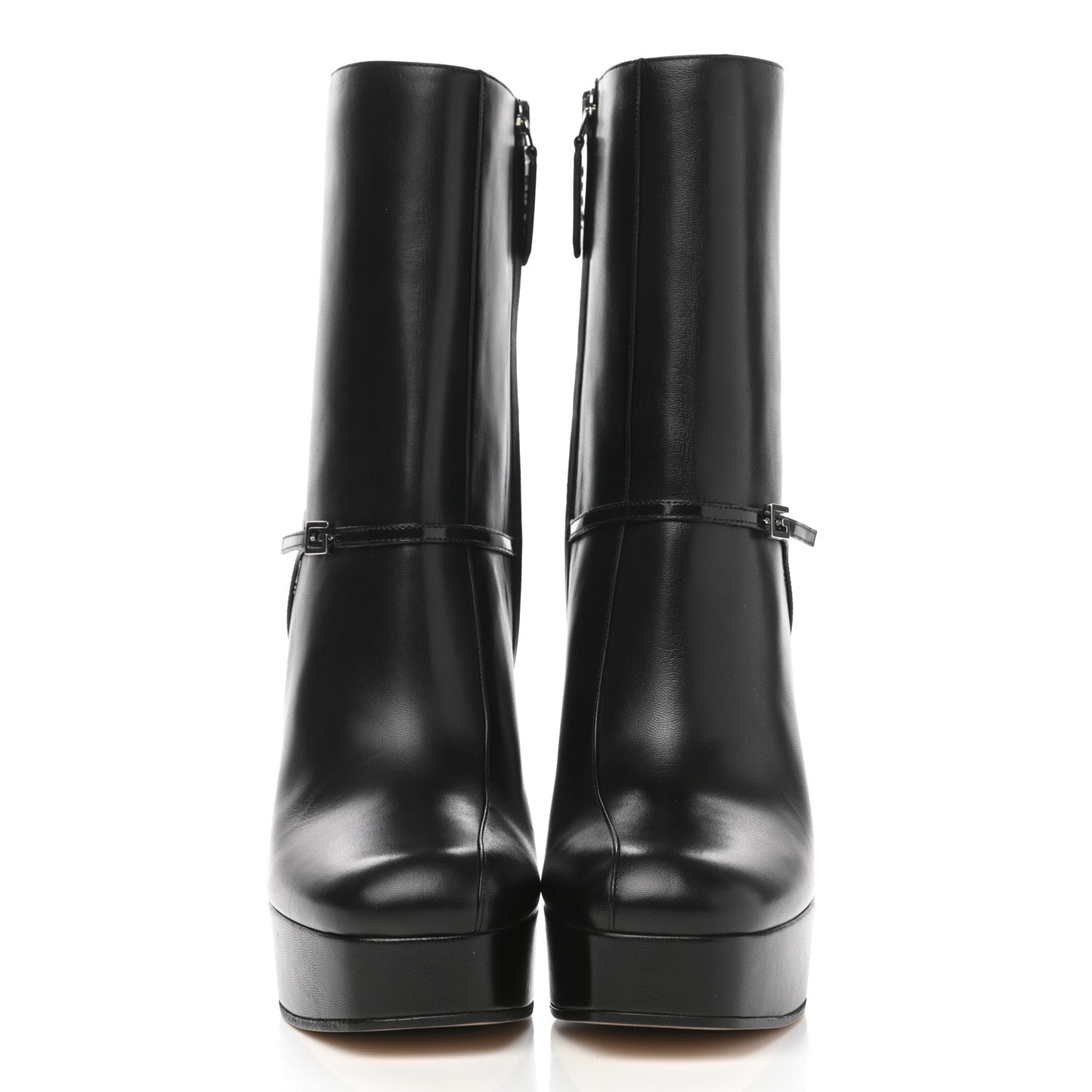 Kid Side Zip Tiarah Platform Boots 39 Black