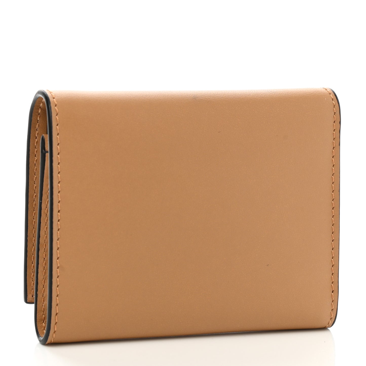 Vitello Virtus Tri-Fold Wallet Caramel