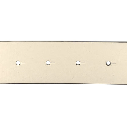 Chanel Calfskin CC Reversible Belt 95 38 Black White 4 of 6