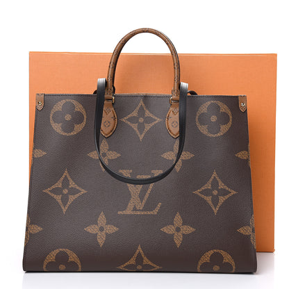 Louis Vuitton Reverse Monogram Giant Onthego GM 9 of 9
