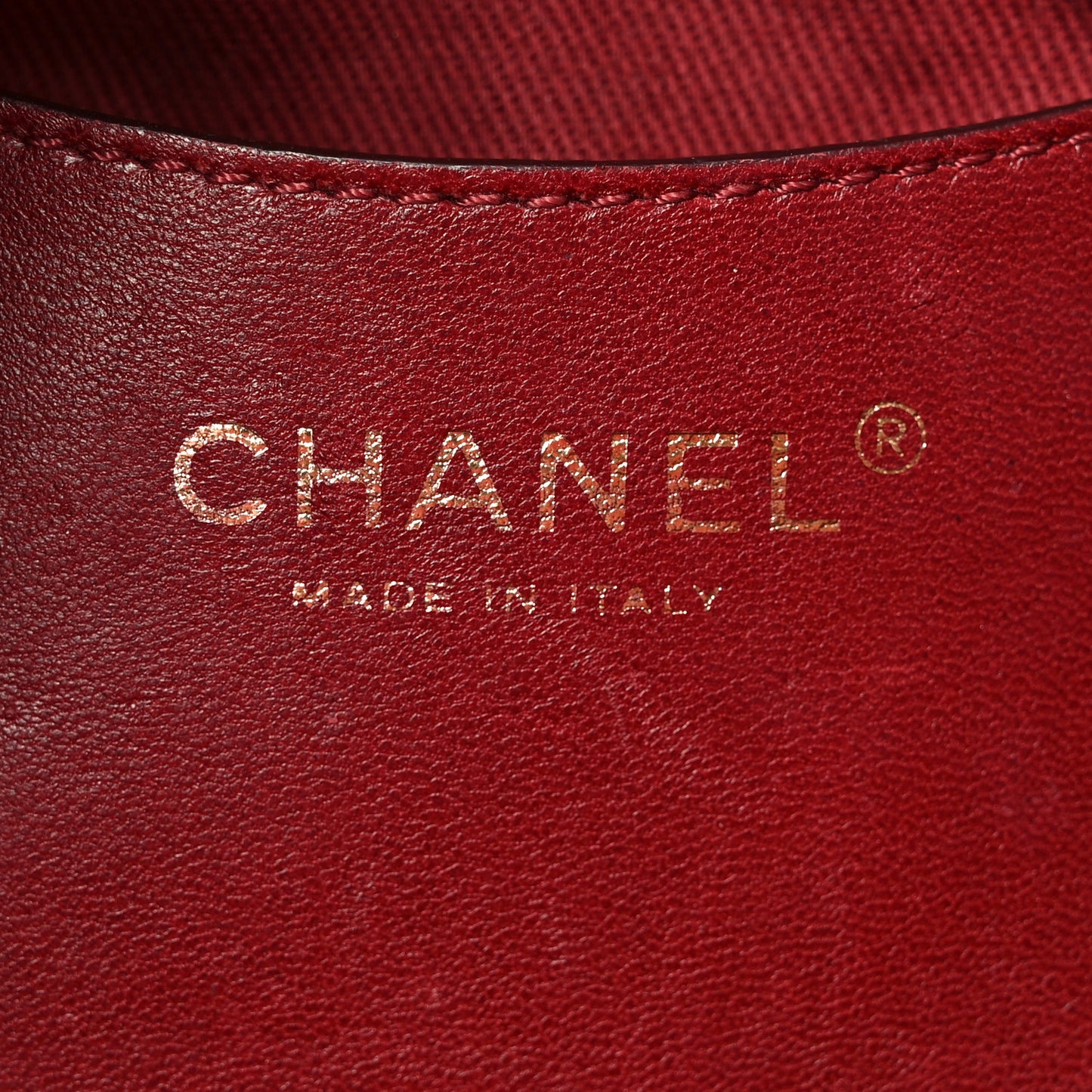 Lambskin Quilted Medium Just Mademoiselle Red