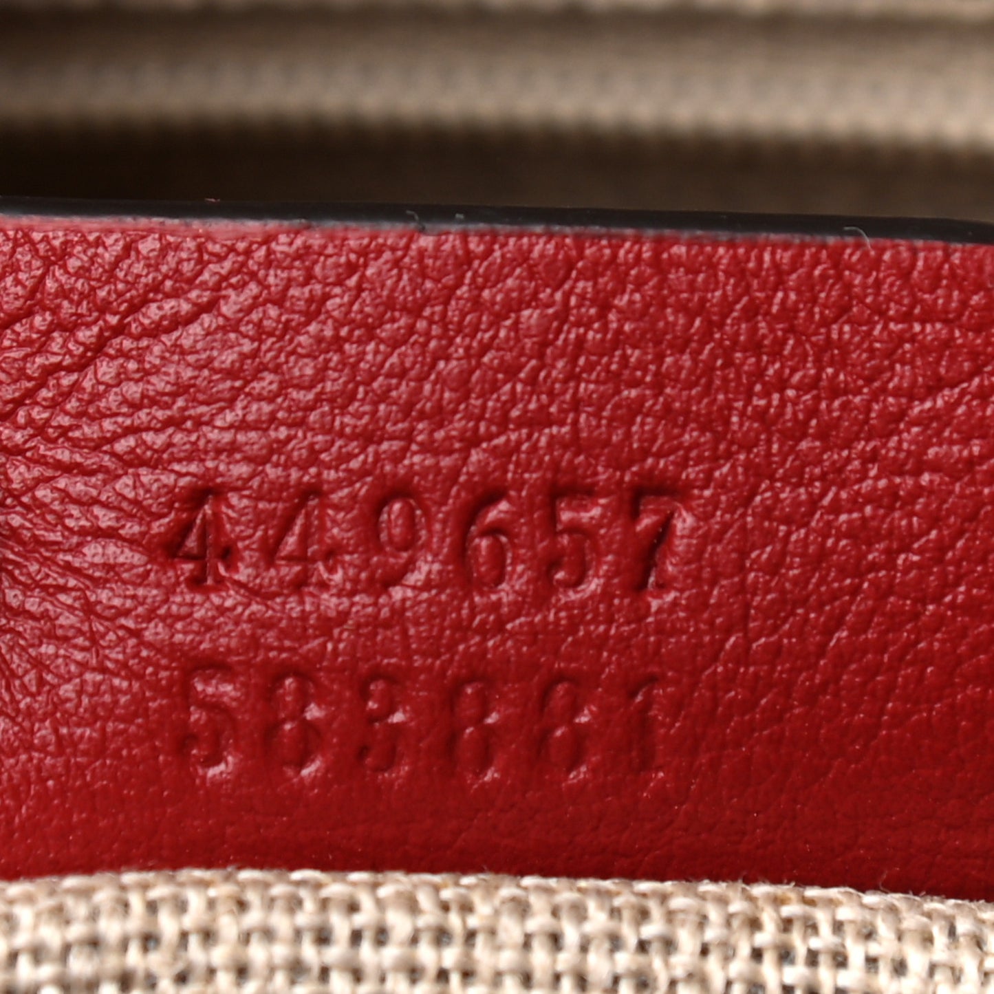 Soft Microguccissima Dome Satchel Red