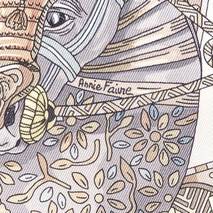 Hermes Silk Le Songe De La Licorne Scarf 90 5 of 5