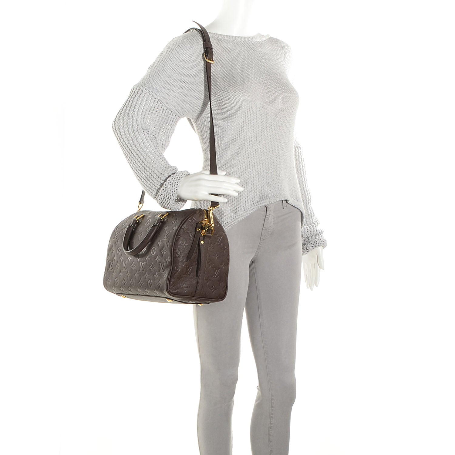 Louis Vuitton Empreinte Speedy Bandouliere 30 Terre 2 of 8