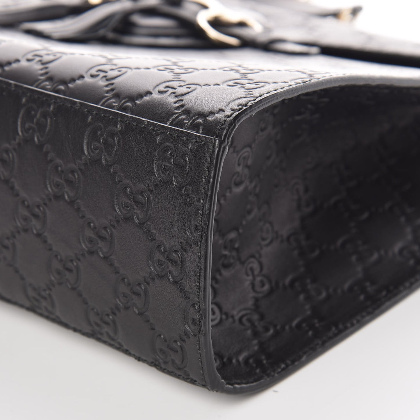 Guccissima Large Emily Chain Shoulder Bag Black